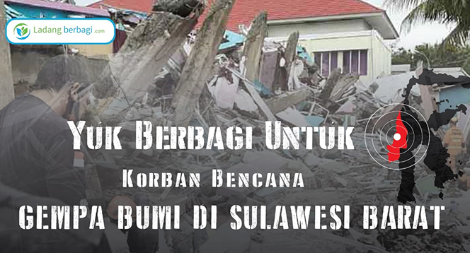 #YukBerbagi untuk Korban Gempa Bumi Sulawesi Barat